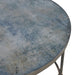 Prussian Blue Pattern Glass Top Coffee Table - Decor Interiors -  House & Home