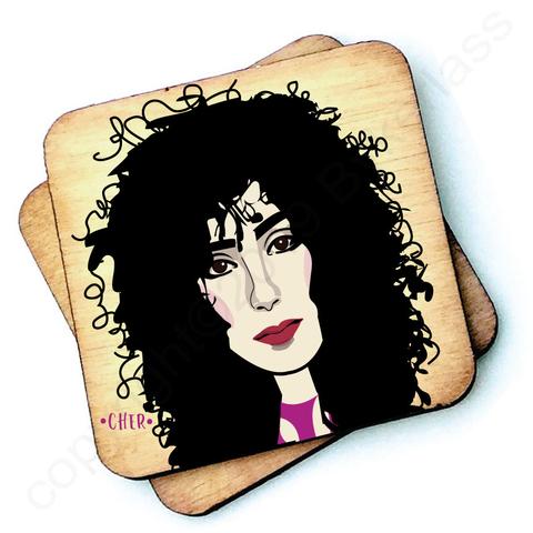 Cher Character - Wooden Coasters - Decor Interiors -  House & Home