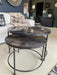 Prussian Blue Leaf Glass Top Coffee Table - Decor Interiors -  House & Home