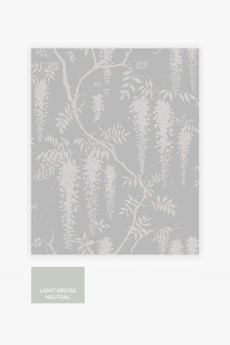 Next Wallpaper -  Wisteria Trails Grey
