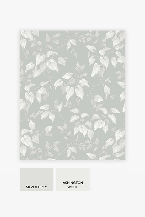 Next Wallpaper -  Trail Flower Grey