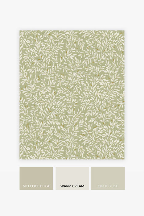 Next Wallpaper -  Ditsy Leaf Green
