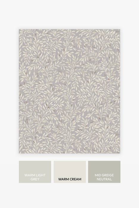 Next Wallpaper -  Ditsy Leaf Grey