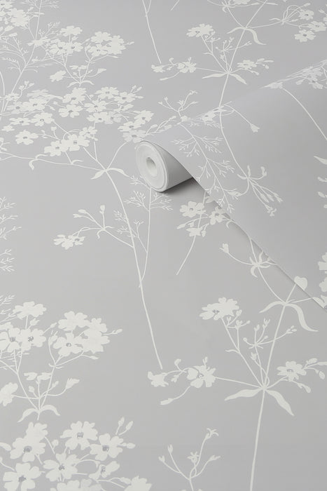 Next Wallpaper -  Floral Leaf Grey