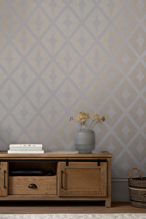 Next Wallpaper -  Deco Triangle Grey