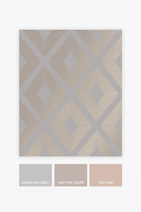 Next Wallpaper -  Deco Triangle Grey