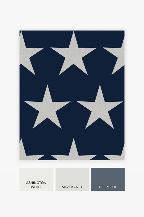 Next Wallpaper -  Stars Navy Blue