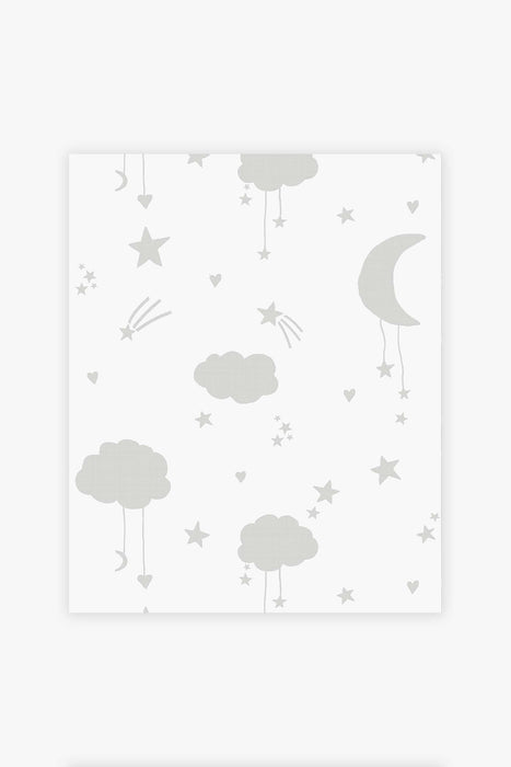 Next Wallpaper -  Moon & Stars Grey