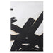 Abstract Wall Art - Black & White Brush Stroke