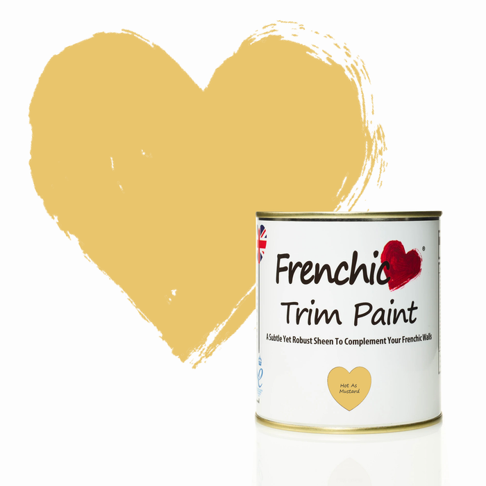 Frenchic Wood & Metal Satin Finish Trim Paint - Hot As Mustard