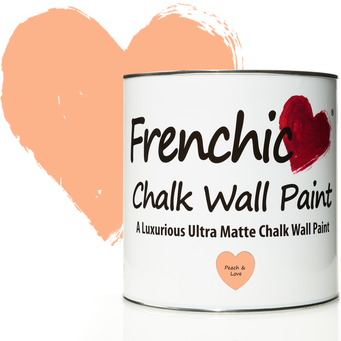 Frenchic Chalk Wall Paint - Peach & Love