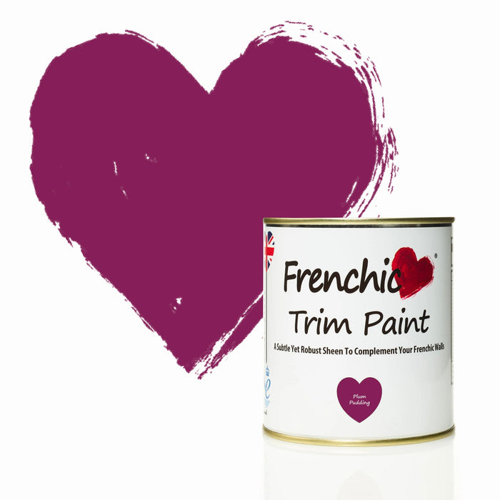 Frenchic Wood & Metal Satin Finish Trim Paint - Plum Pudding