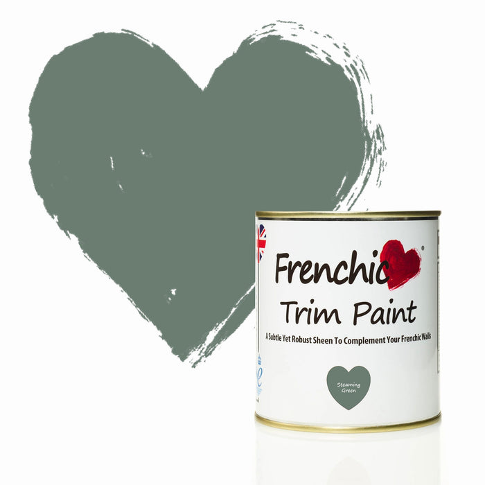 Frenchic Wood & Metal Satin Finish Trim Paint - Steaming Green