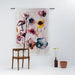 Flowers in the Soft Hues - Cotton Tapestry Wall Art - Decor Interiors -  House & Home