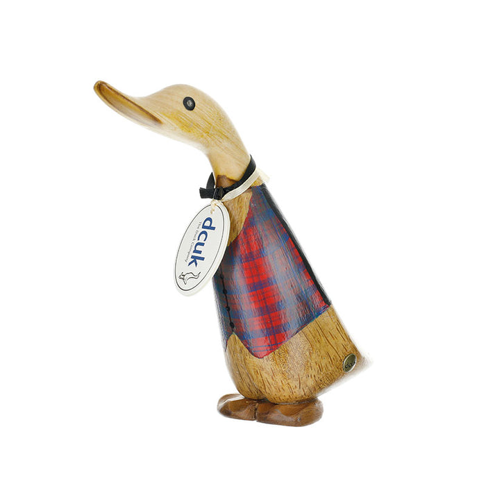 DCUK- Tartan Waistcoat Duckling – Red & Blue