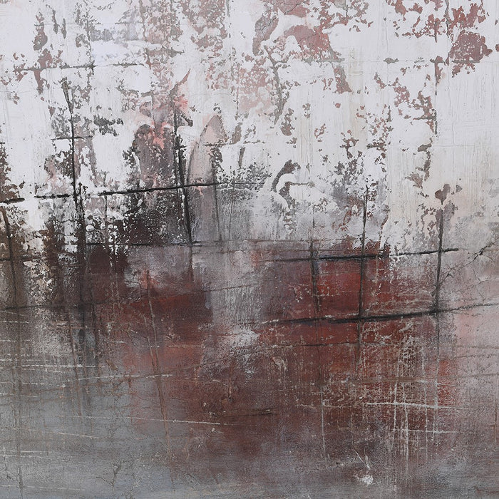 Textured Abstract Wall Art - Pink Dawn -120 X 90 cm