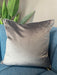 Bellini Velour 45x45cm Cushion,  Grey - Decor Interiors -  House & Home