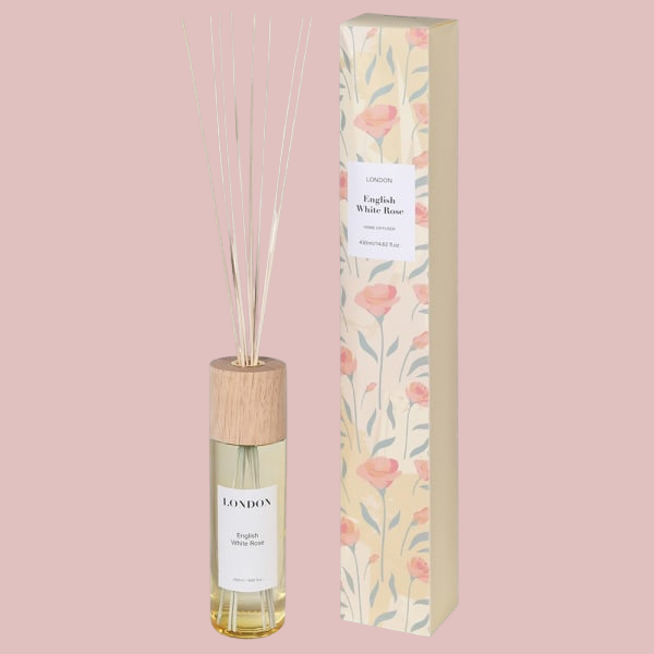 Reed Diffuser - "English White Rose" Fragrance -  430ml