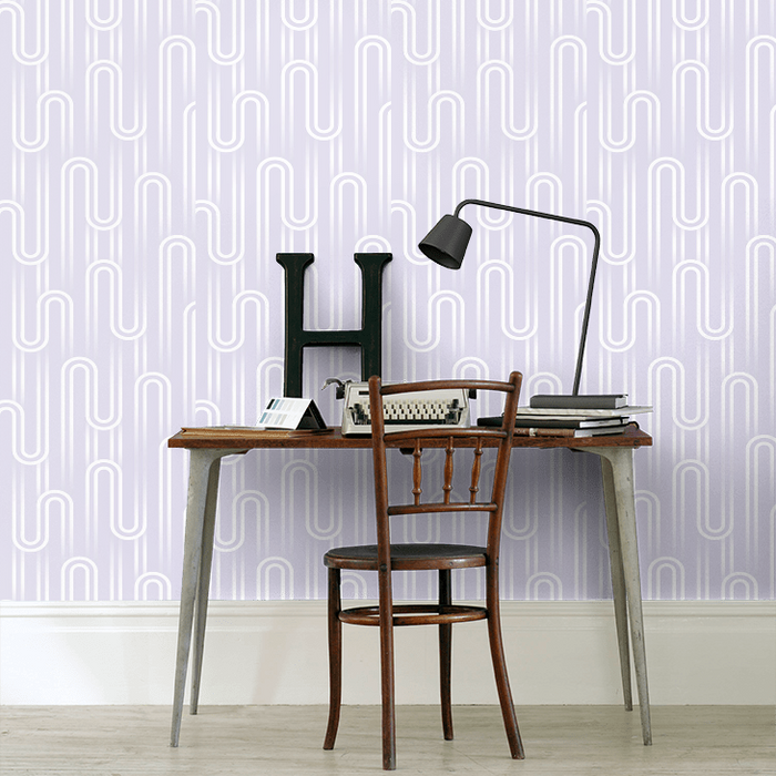 Wallpaper By Envy - Ups N Downs Lavender Walllpaper