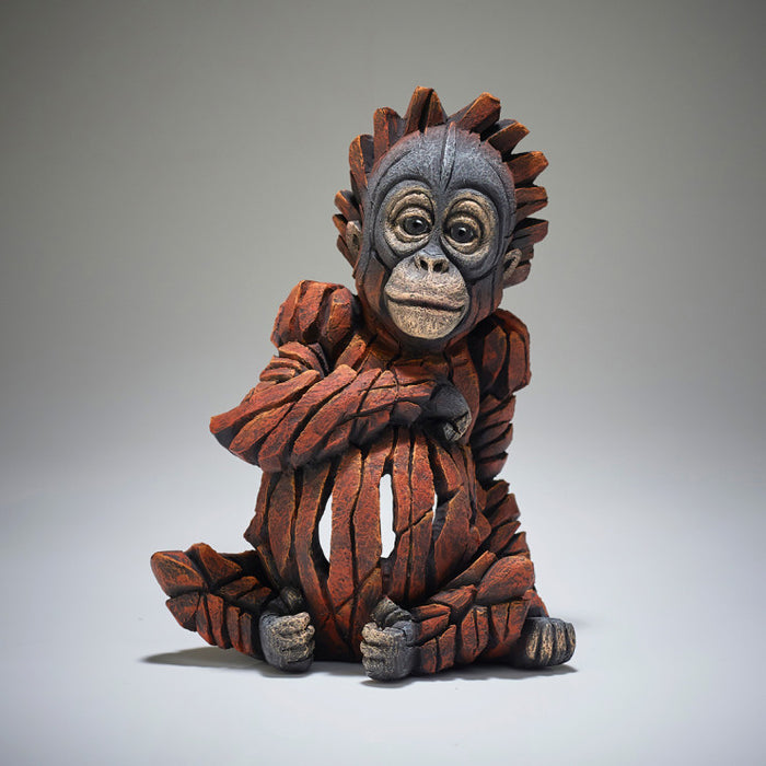 Edge Sculpture - Baby Orangutan by Matt Buckley