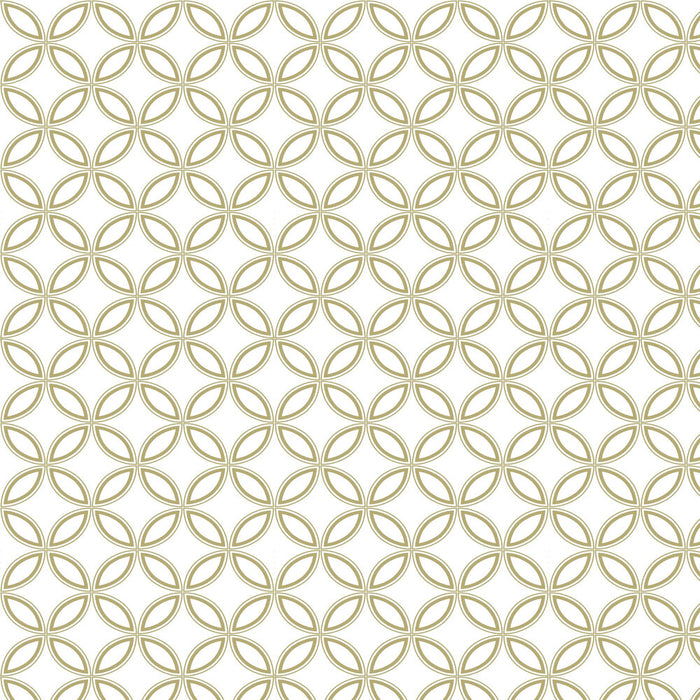 Graham & Brown Eternity White And Gold Wallpaper