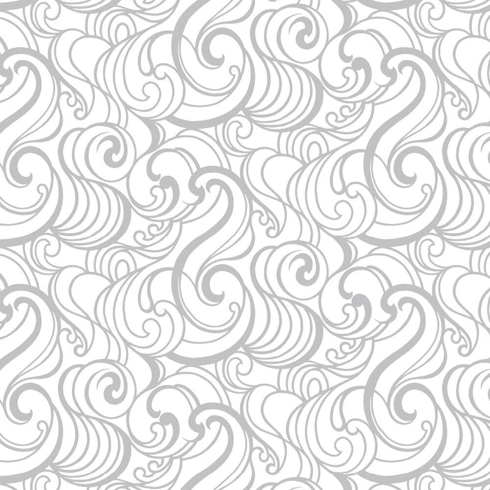 Graham & Brown Hula Swirl Ghost Wallpaper