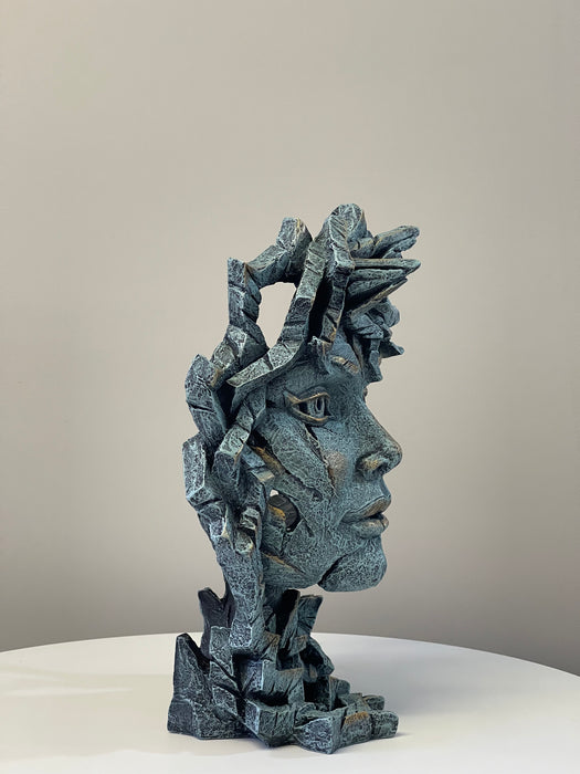 Venus Bust In Teal Sculpture