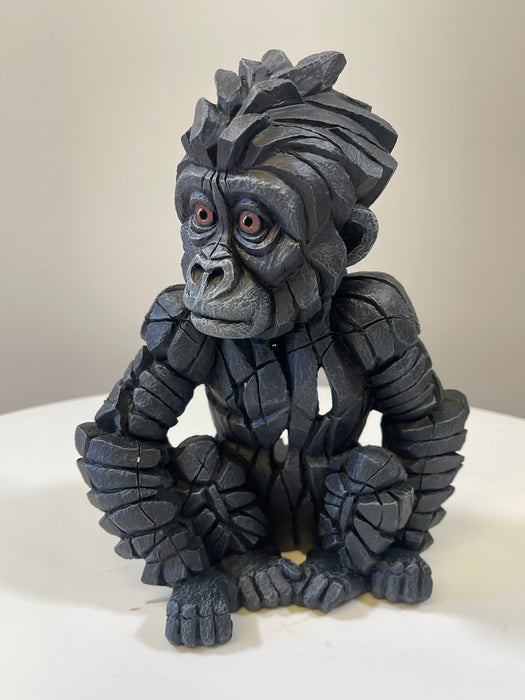 Black Baby Gorilla  Sculpture