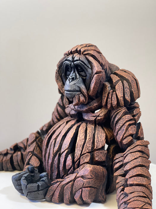 Sitting Orangutan Sculpture