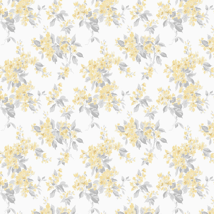 Laura Ashley Apple Blossom Wallpaper - Sunshine