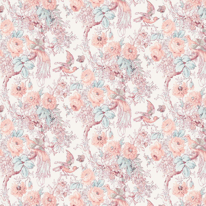 Laura Ashley Birtle Wallpaper - Blush