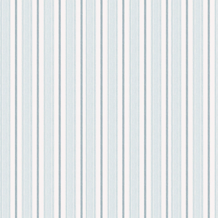 Laura Ashley Heachem Stripe Wallpaper - Seaspray