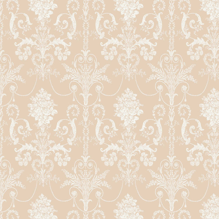 Laura Ashley Josette Wallpaper - Linen