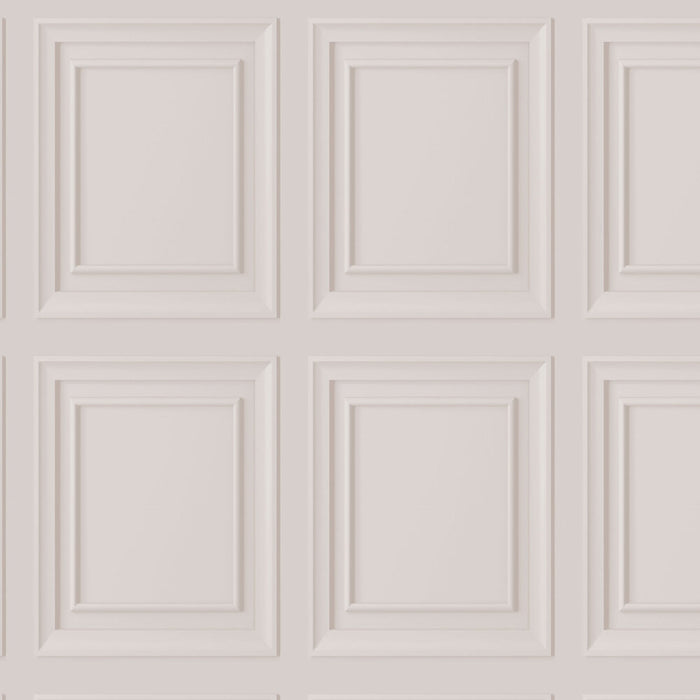 Laura Ashley Redbrook Wood Panel Wallpaper - Dove Grey