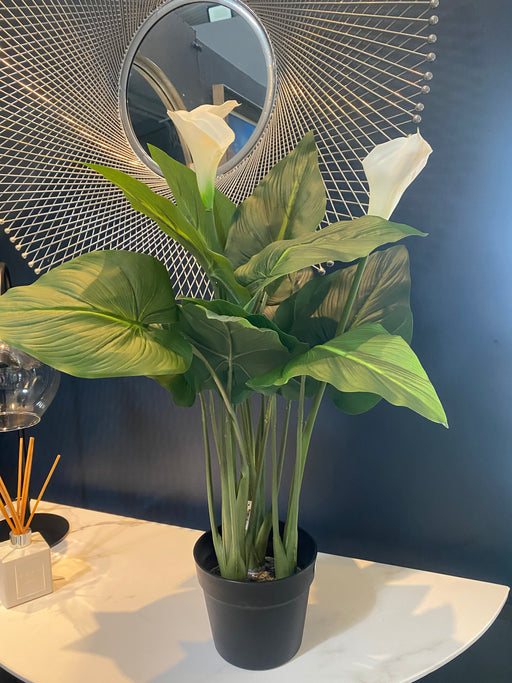 Artificial White Lily's Plant - Decor Interiors -  House & Home