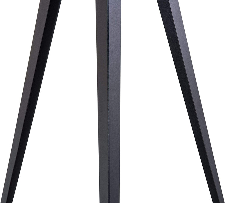 Linear Matt Black Metal Tripod Floor Lamp (Ex Display)