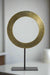 Waahid Circular Gold Ornament on Base (large) - Decor Interiors -  House & Home